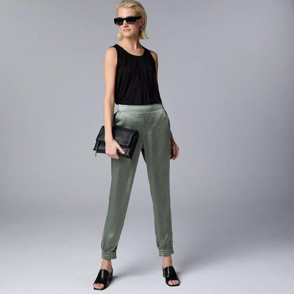 Simply Vera vera wang Joggers !!!! Large NWOT!!!!!!!